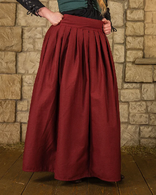 Anna Skirt Canvas leather skirt modern