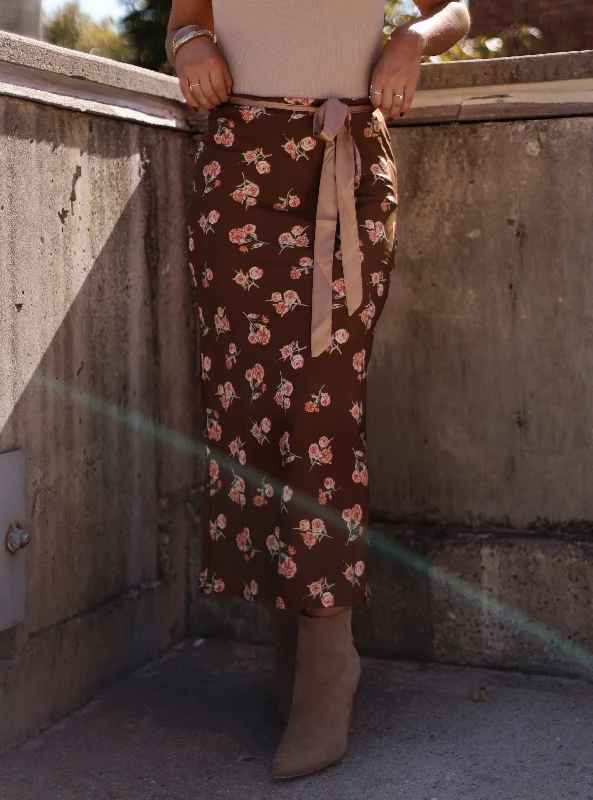 Chestnut Flora Skirt vintage skirt charm