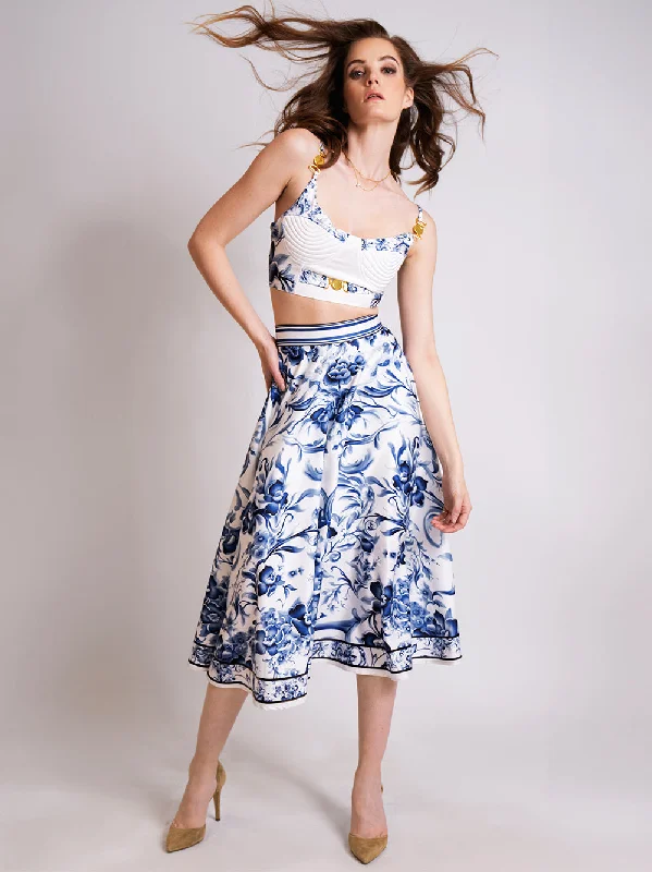 ENIMARE Top & Skirt Set wool skirt sturdy