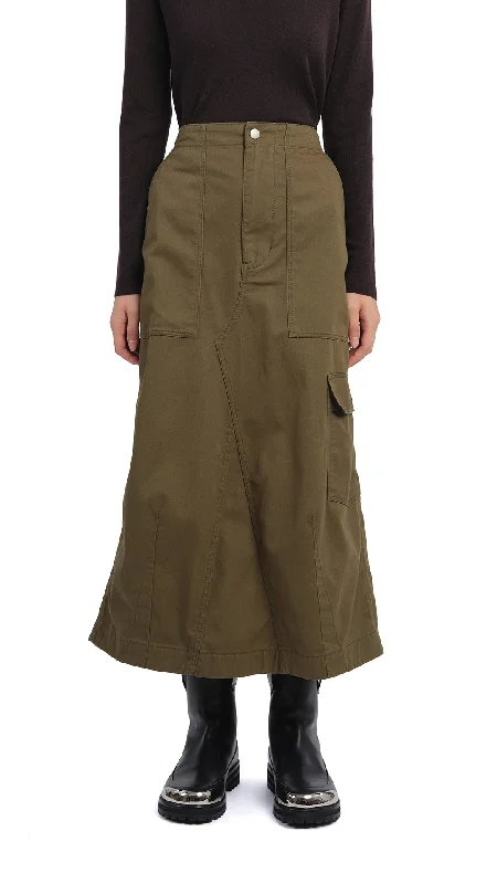 Fatigue Midi Skirt vintage skirt charm