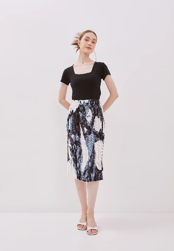 FREEDOM Pleated Skirt modal blend skirt