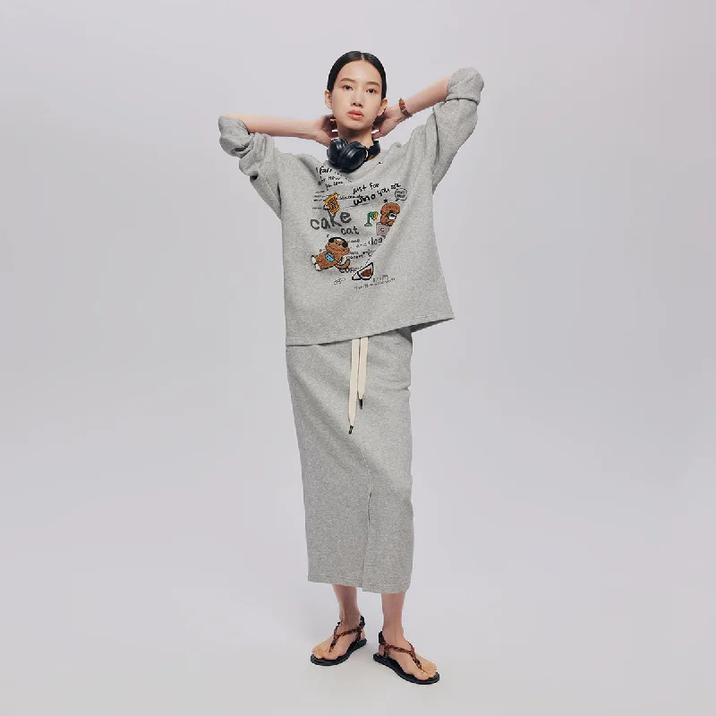 Front slit sports half skirts low waist skirt