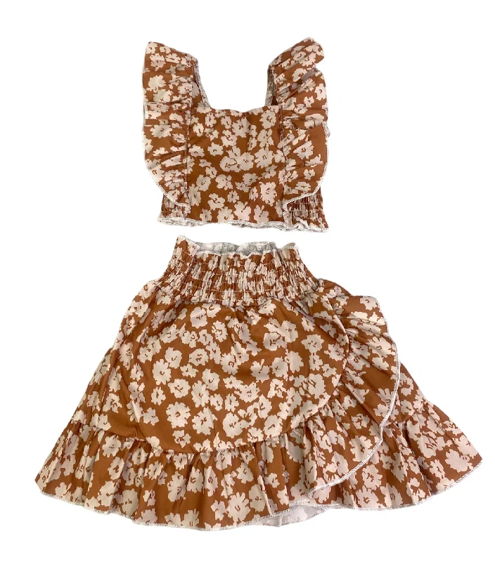 Malibu Skirt Set pleated skirt texture
