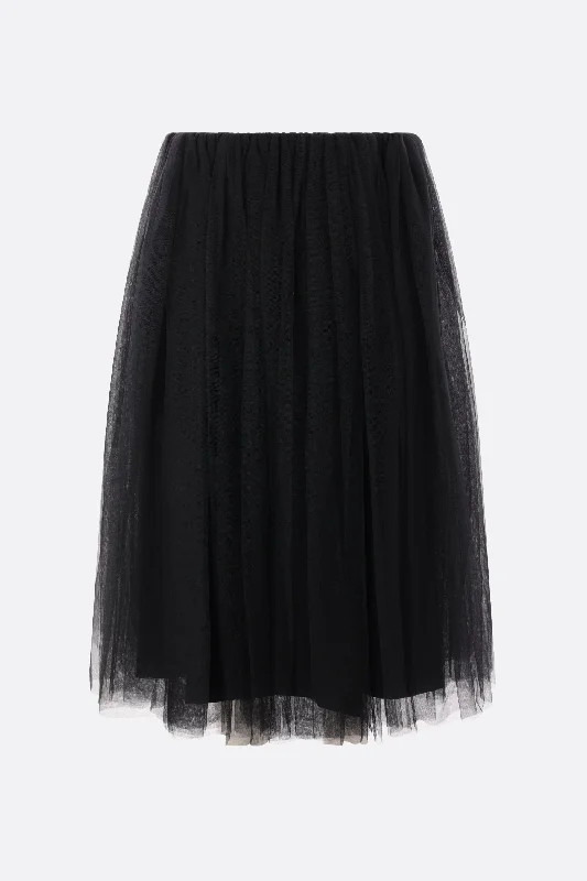 circle circle skirt lace skirt romantic