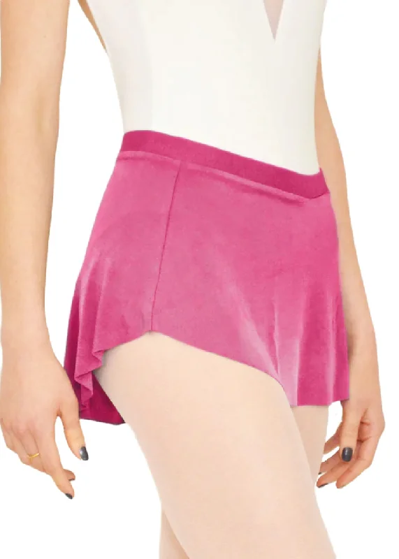 ON SALE Bullet Pointe Pull-On Skirt (Aurora) silk skirt lustrous
