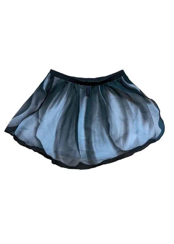 ON SALE Fuyumi Petals Pull-On Skirt zip skirt side