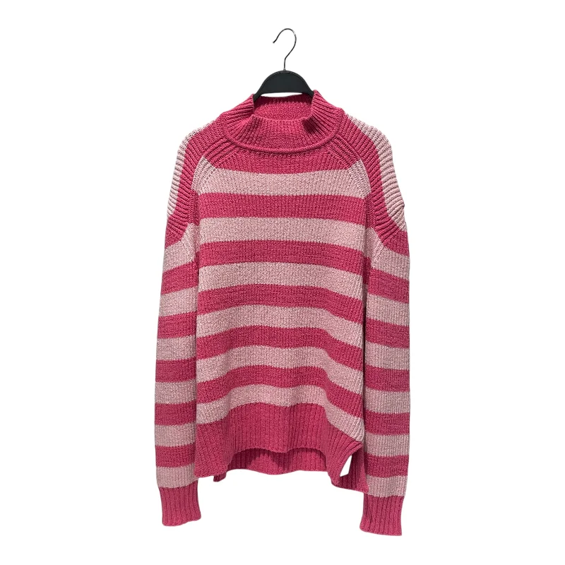 JACQUEMUS/Sweater/S/Stripe/PNK/ Ribbed Striped Patterned