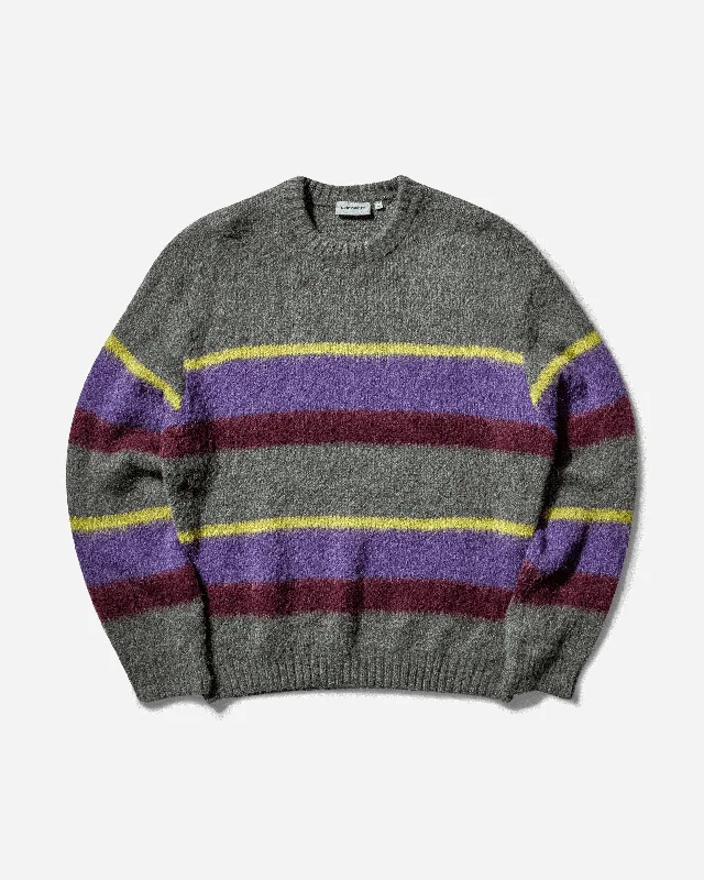 Men's Merton Sweater Sundling Stripe Print Jacquard Patchwork