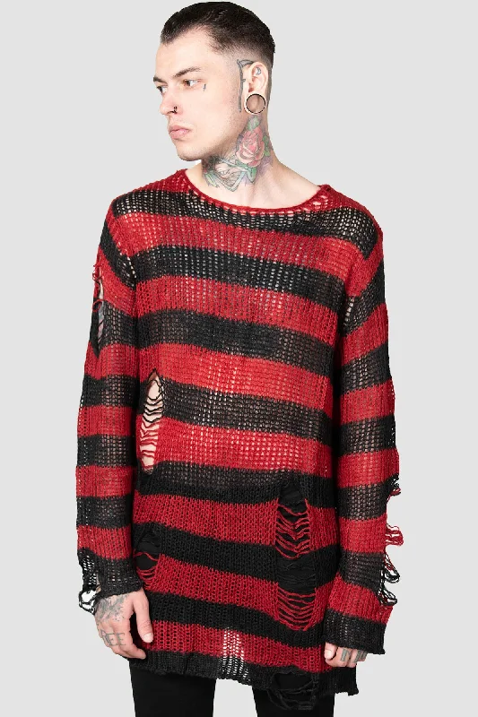 Total Horror Knit Sweater Neon Metallic Matte