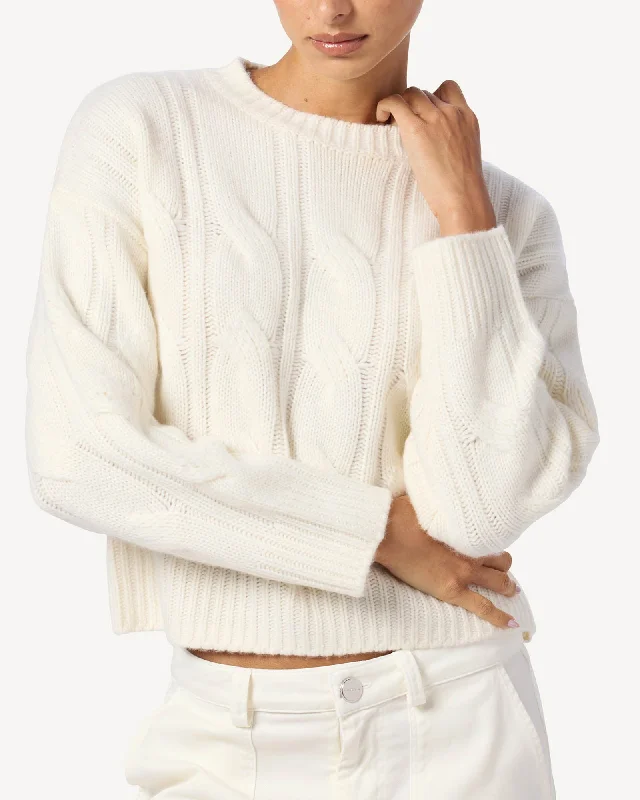 Tristan Crewneck Knit Sweater Terry Terry Cloth Terry Knit