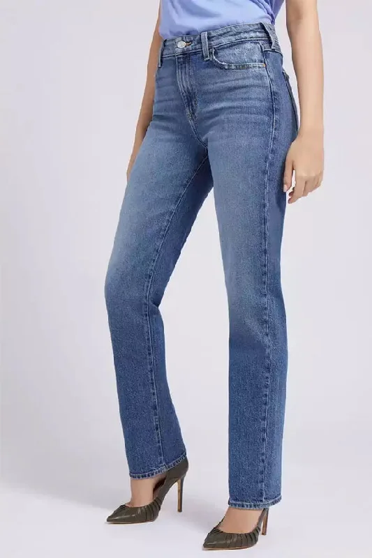 Guess 1981 Straight Jeans Comfortable Folded Hem Jeans