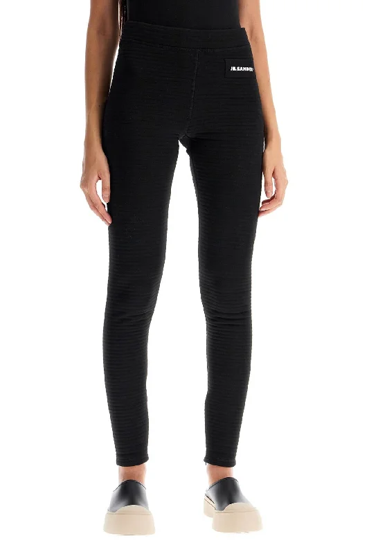 Jil Sander "jersey Knit Leggings With Stylish Yoga Leggings