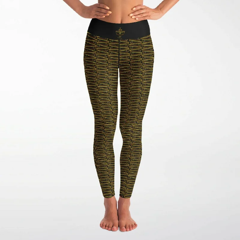 BREWZ Elected Designer Yoga Leggings Cozy Sweat-Wicking Leggings