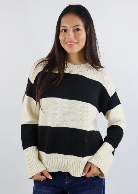 Autumn Air Sweater ★ Black & White Thin Thick Dense
