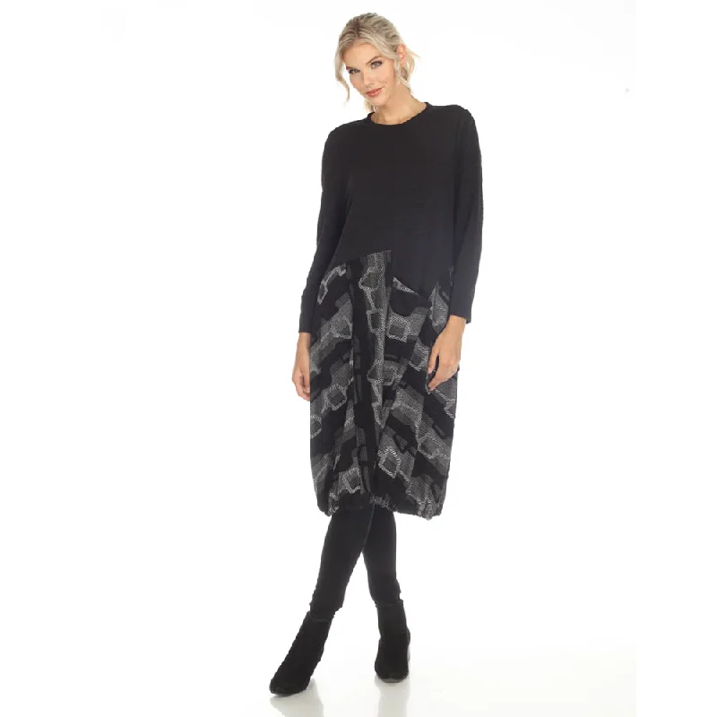 Moonlight Chain Link Sweater Dress in Black/Grey - 3558-GRY Hooded Caped Shawl Collar Moonlight Chain Link Sweater Dress in Black/Grey - 3558-GRY Hooded Caped Shawl Collar