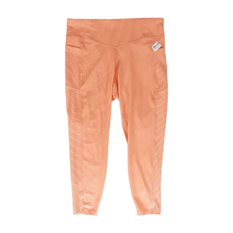 Coral Solid Leggings Classic Solid Color Leggings