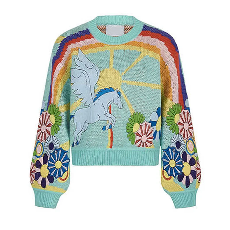 Women Embroidered patches Sweater custom design knitwear ladies winter kint top Open Front Closed Front Wrap Front Women Embroidered patches Sweater custom design knitwear ladies winter kint top Open Front Closed Front Wrap Front