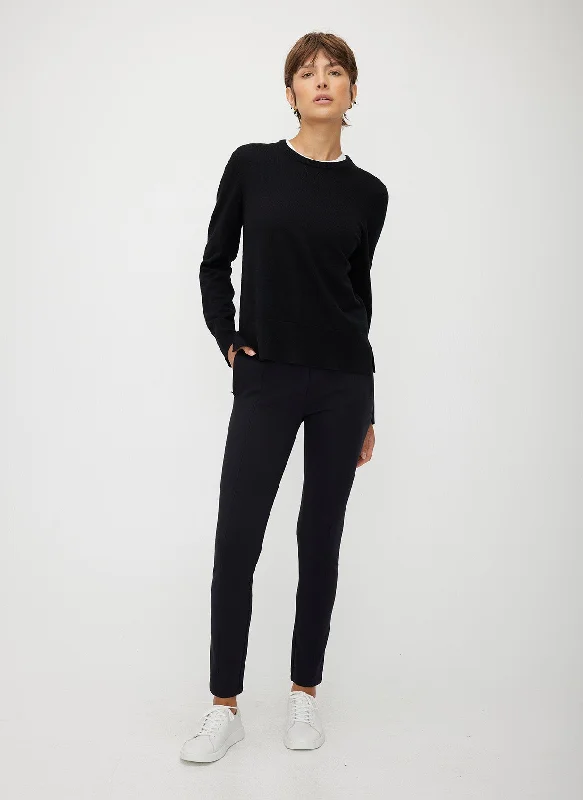 Essential Fine Gauge Merino Sweater Neon Metallic Matte