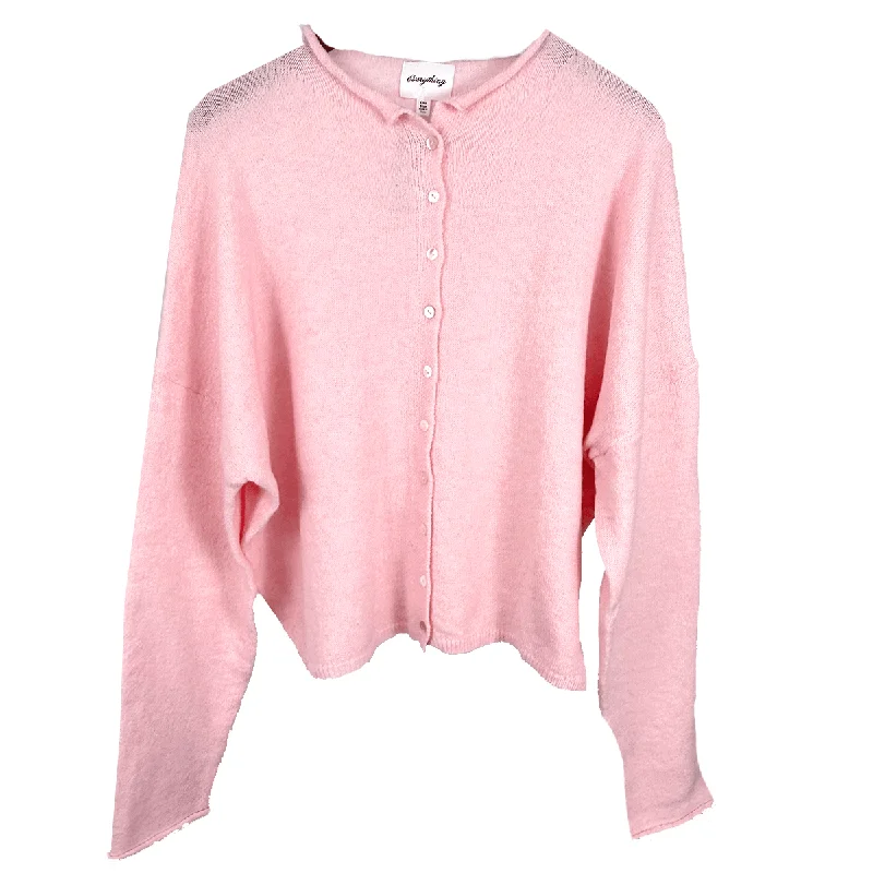 Everything Super Soft Knit Cardigan Sweater - Creole Pink Mesh Fabric Canvas Fabric Denim Fabric Everything Super Soft Knit Cardigan Sweater - Creole Pink Mesh Fabric Canvas Fabric Denim Fabric