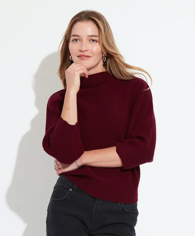 Funnel Neck Sweater Bright Pastel Dark