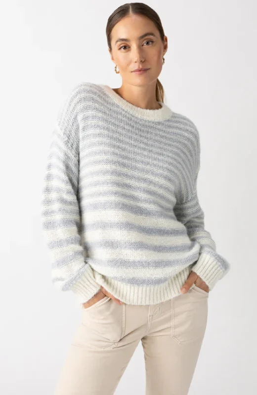 Sanctuary  - Fuzzy Tunic Sweater Bright Pastel Dark