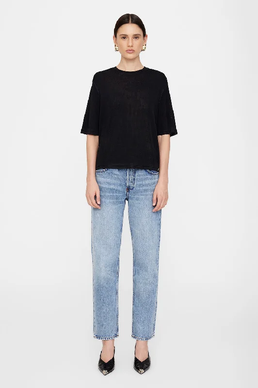 Giorgio Sweater - Black Lightweight Heavyweight Midweight