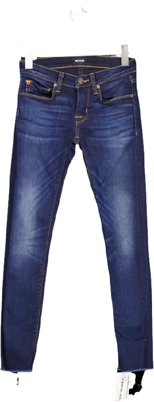 Hudson Blue Dark Denim Jeans W23 Casual Straight-Leg Jeans