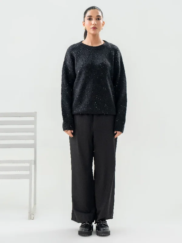 Crewneck Sweater Rayon Fabric Velvet Fabric Corduroy Fabric