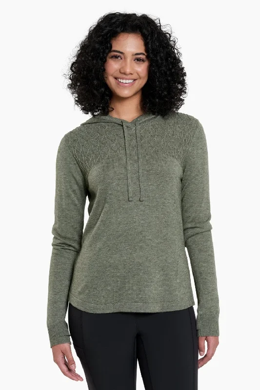 KÜHL Kortina Hooded Sweater Iron Safe Non-Iron Wrinkle Free