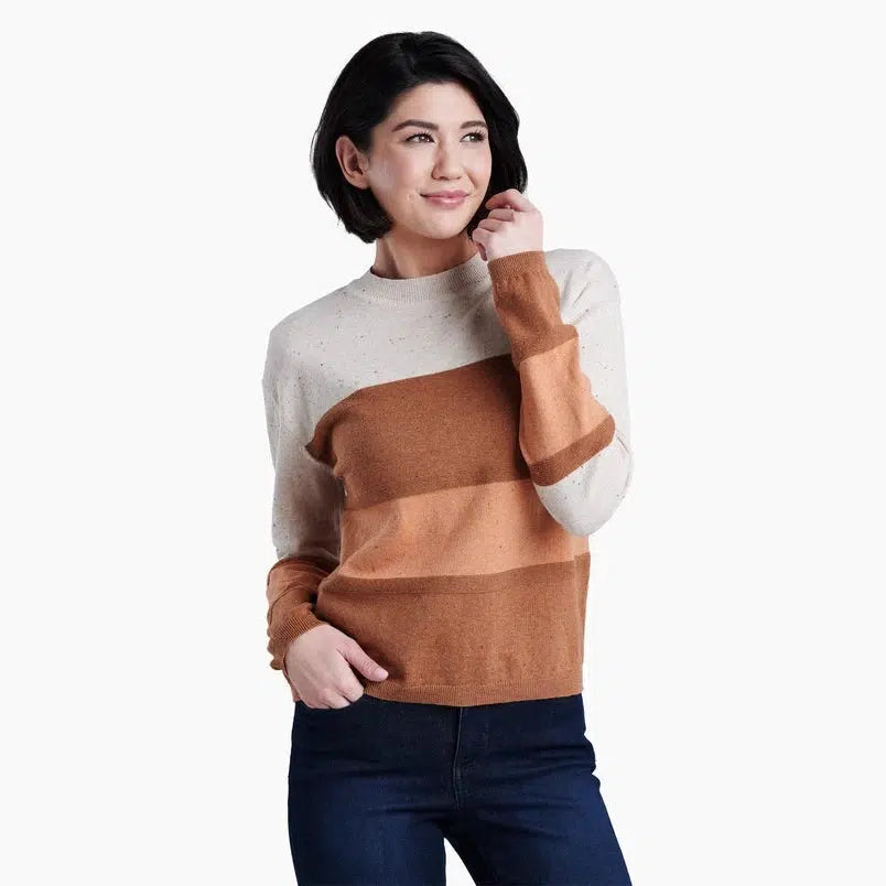 Kuhl Women's Valencia Sweater Toggled Drawstring Belted