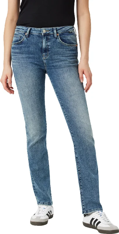 Kendra High Rise Straight Leg Jeans - Women's|-|Jean à jambe droite et taille haute Kendra - Femme Casual Light Wash Jeans