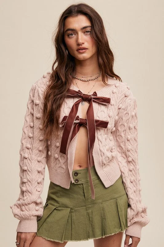 Michelle Sweater Silk Blend Satin Velvet