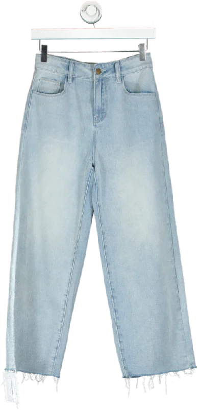 MySoyle Light Blue Denim Jeans UK W26 Trendy Vintage Denim Jeans