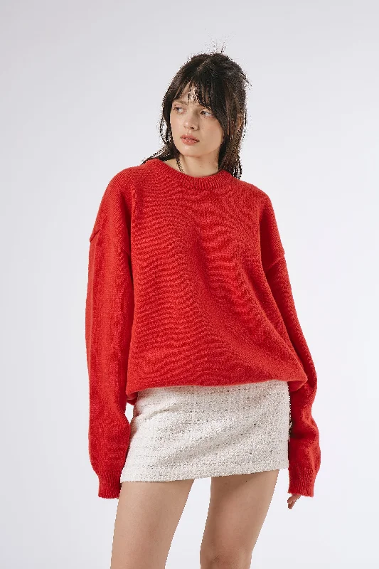 Nalla Oversized Sweater (SUSTAINABLE) Satin Fabric Silk Fabric Chiffon Fabric