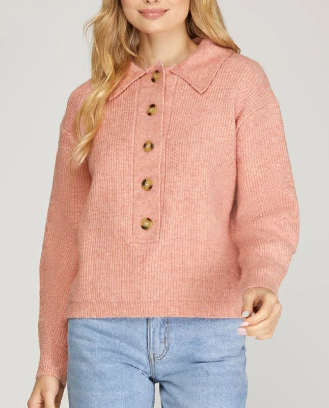 Button Down Sweater with Collar Silk Blend Satin Velvet