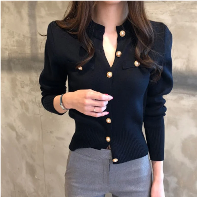 Sweater Cardigan Women Winter Elegant Soft Cozy Warm