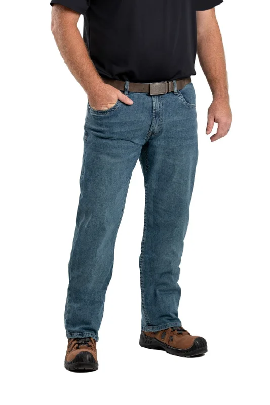 Berne Mens Limestone Cotton Blend Highland Flex Bootcut Jeans Fashionable Vintage Wash Jeans Berne Mens Limestone Cotton Blend Highland Flex Bootcut Jeans Fashionable Vintage Wash Jeans