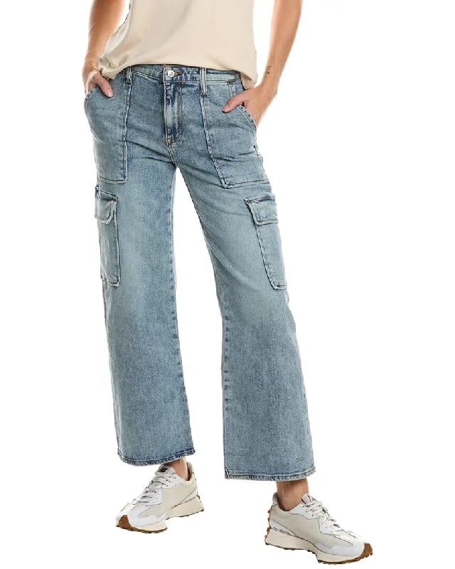 Hudson Jeans Rosalie Avila Wide Leg Cargo Jean Comfortable Jogger Style Jeans