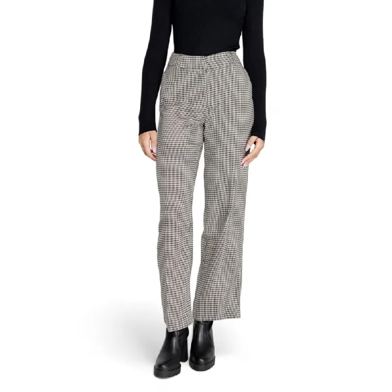 Black Polyester Jeans & Pant Stylish Acid-Wash Jeans