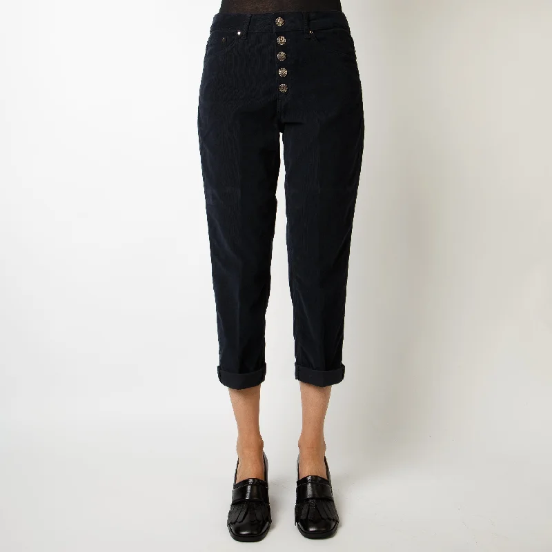 DONDUP JEANS DP268B VS0030D BM5 899 BLU  Comfortable Full-Length Denim Jeans