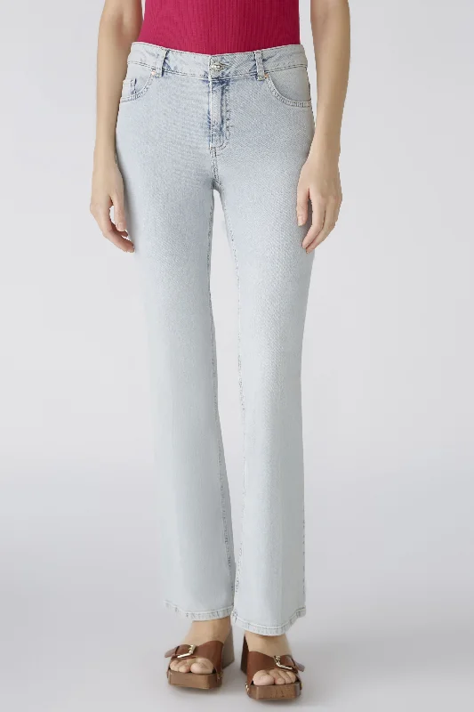 Easy Kick Jeans Fashionable Straight Cut Jeans