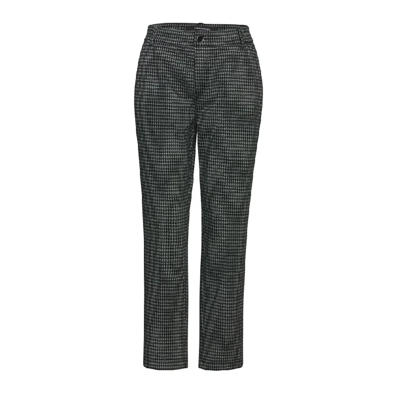 Green Polyester Jeans & Pant Chic Rip-Detail High-Waist Jeans
