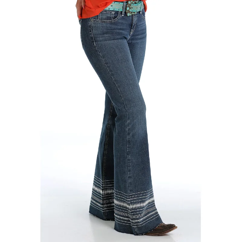 Cinch Women's Hannah Dark Stone Jeans Casual Distressed Skinny Jeans