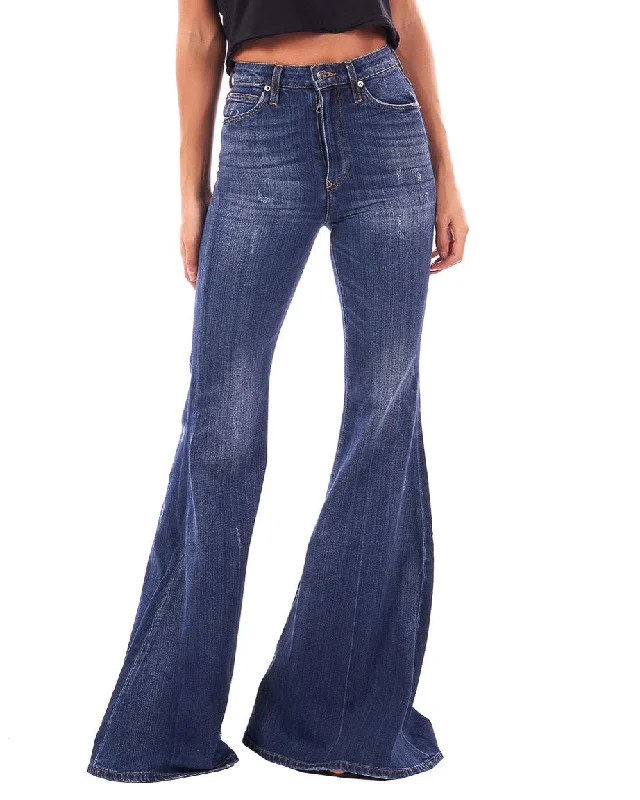 High Rise Super Bell Jeans Trendy Low-Rise Bootcut Jeans