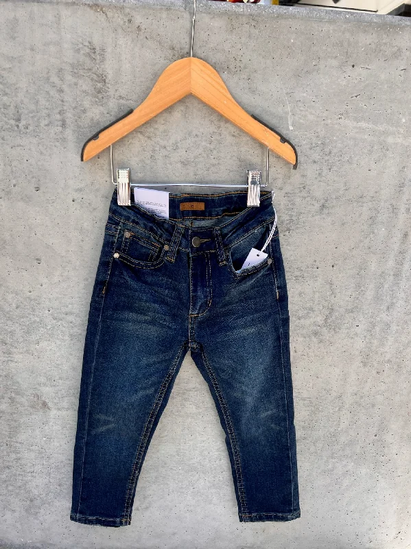 Joes Jeans Kid Brixton Fit Jean Heritage Blue Fashionable Raw Edge Jeans