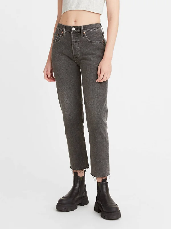 501 Original Cropped Jeans Stylish High-Waisted Denim