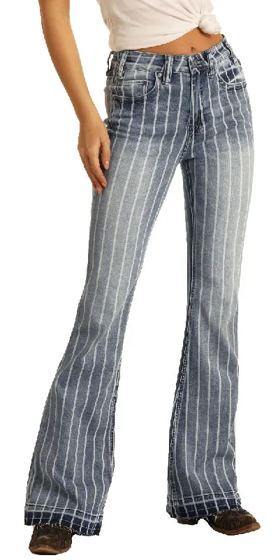 Panhandle Women's High Rise Trouser Extra Stretch Jeans Stylish Cargo Style Jeans