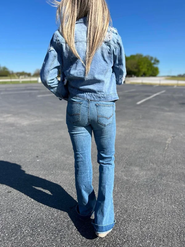 Women's Ariat Noelle Slim Trouser Jeans Elegant Tapered Leg Denim