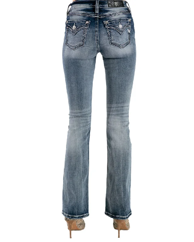 Women's Level Up Bootcut Jeans Elegant Bootcut Fit Jeans
