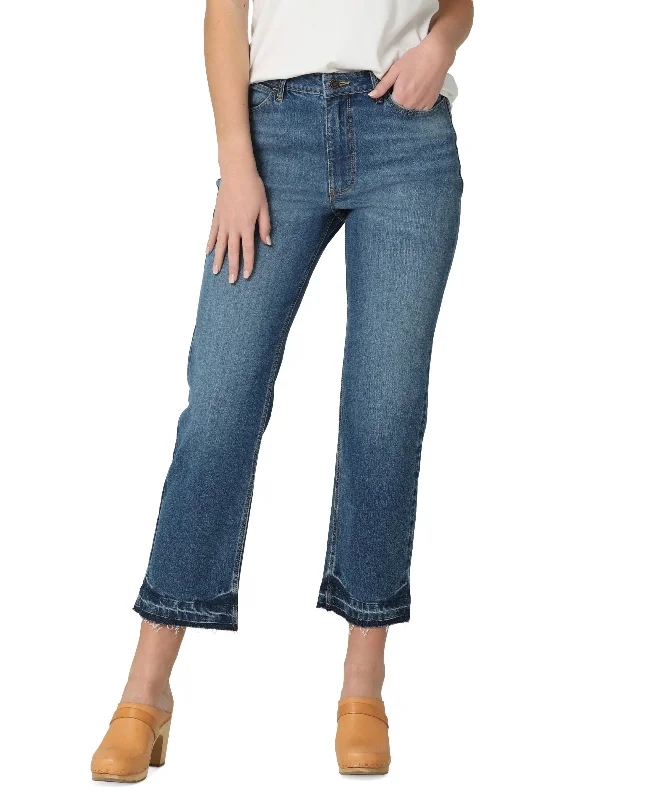 Wrangler Womens Flared Ankle Jeans Comfortable Flare Leg Jeans